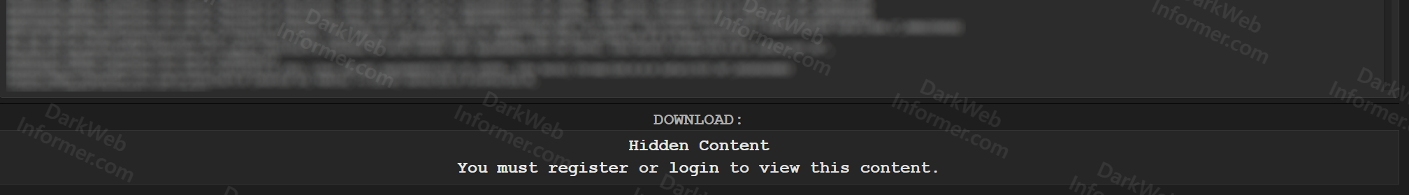 Download section for Vivo Brazil data leak
