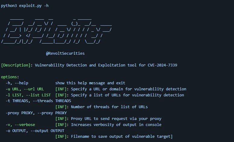 A Vulnerability Detection and Exploitation Tool for CVE-2024-7339