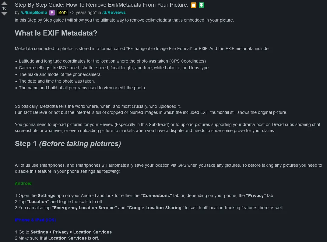 Step By Step Guide: How To Remove Exif/Metadata From Your Pictures
