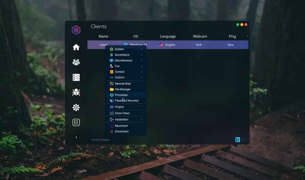 Sorillus v7.2: Remote Administration Tool (RAT) Demonstration
