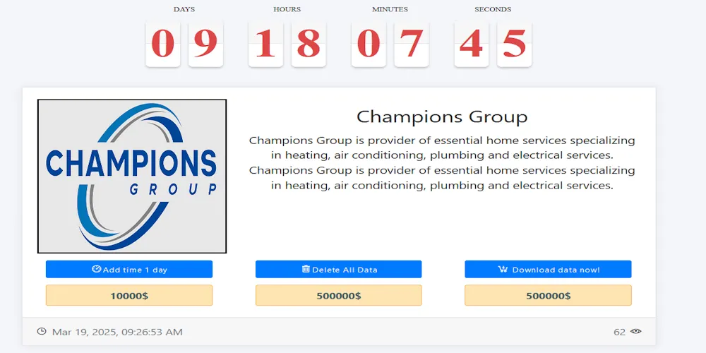 Champions Group Falls Victim to MEDUSA Ransomware