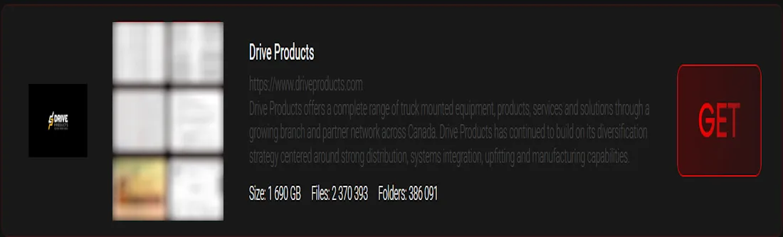 Drive Products Falls Victim to INTERLOCK Ransomware: 1690 GB of Sensitive Data Exfiltrated
