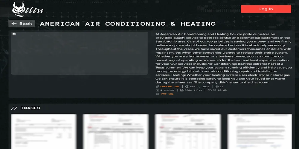 American Air Conditioning & Heating Company Targeted by Qilin Ransomware Group