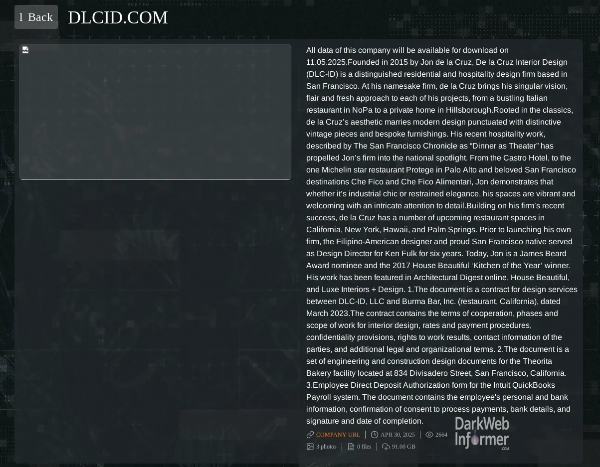 DLC-ID falls victim to Qilin Ransomware