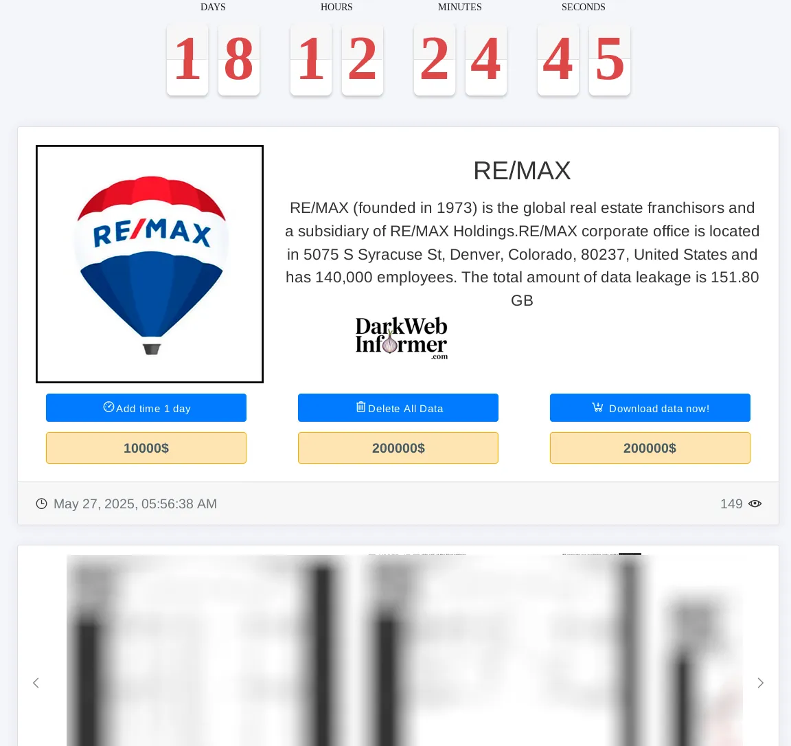 RE/MAX falls victim to MEDUSA Ransomware