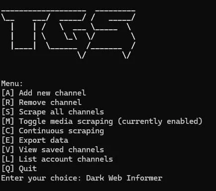 Telegram Scrapper 2.0: A powerful Python script that allows you to scrape messages and media from Telegram channels using the Telethon library