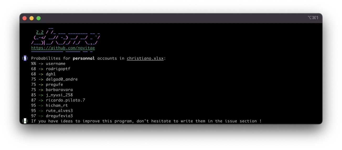 S T E R R A: A unique SOCMINT tool to get information on an Instagram account from its following | followers