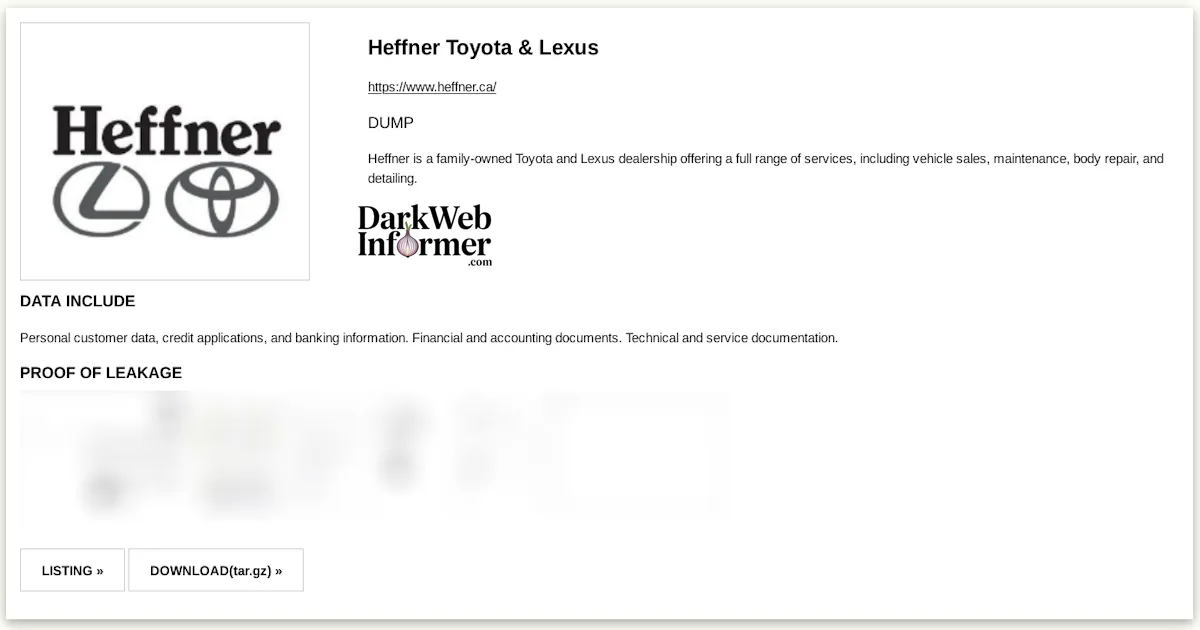 Heffner Toyota & Lexus Falls Victim to Nitrogen Ransomware