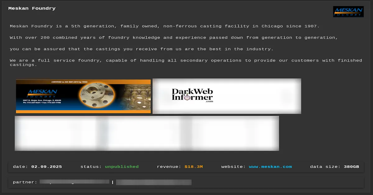 Meskan Foundry Falls Victim to BEAST Ransomware