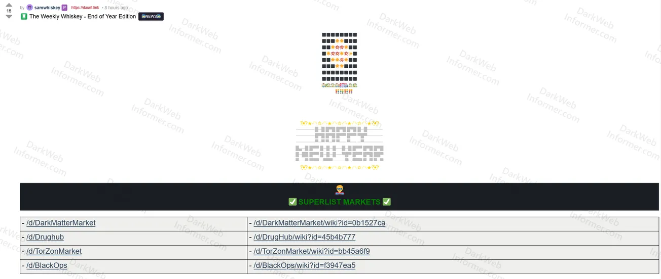 The Weekly Whiskey - End of Year Edition