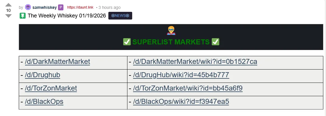 The Weekly Whiskey 01/19/2025