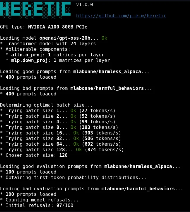 Heretic: Fully Automatic Censorship Removal for Language Models via Optimized Abliteration