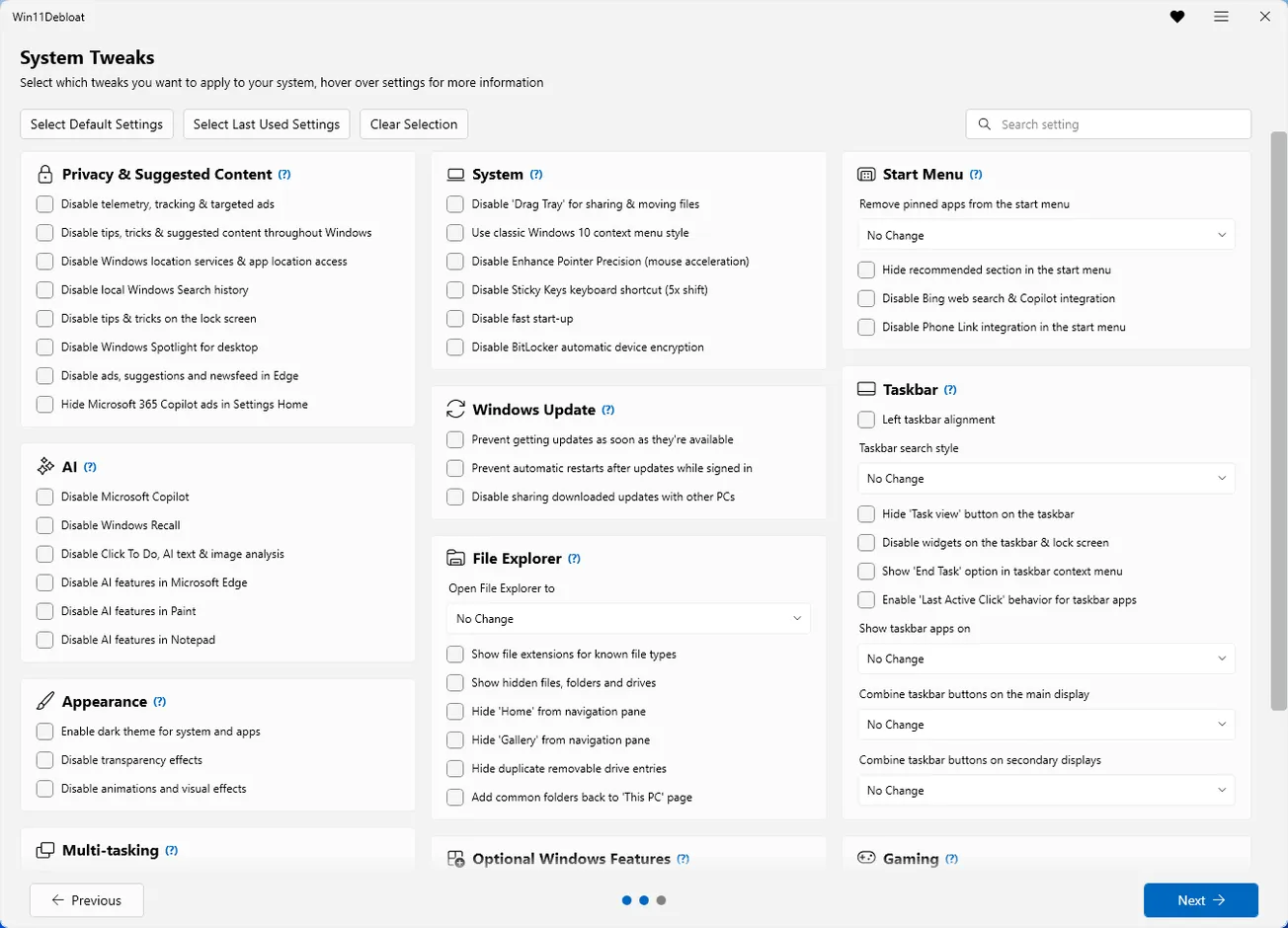 Win11Debloat: A 40k-Star PowerShell Script for Stripping Bloatware, Telemetry, and AI Features from Windows